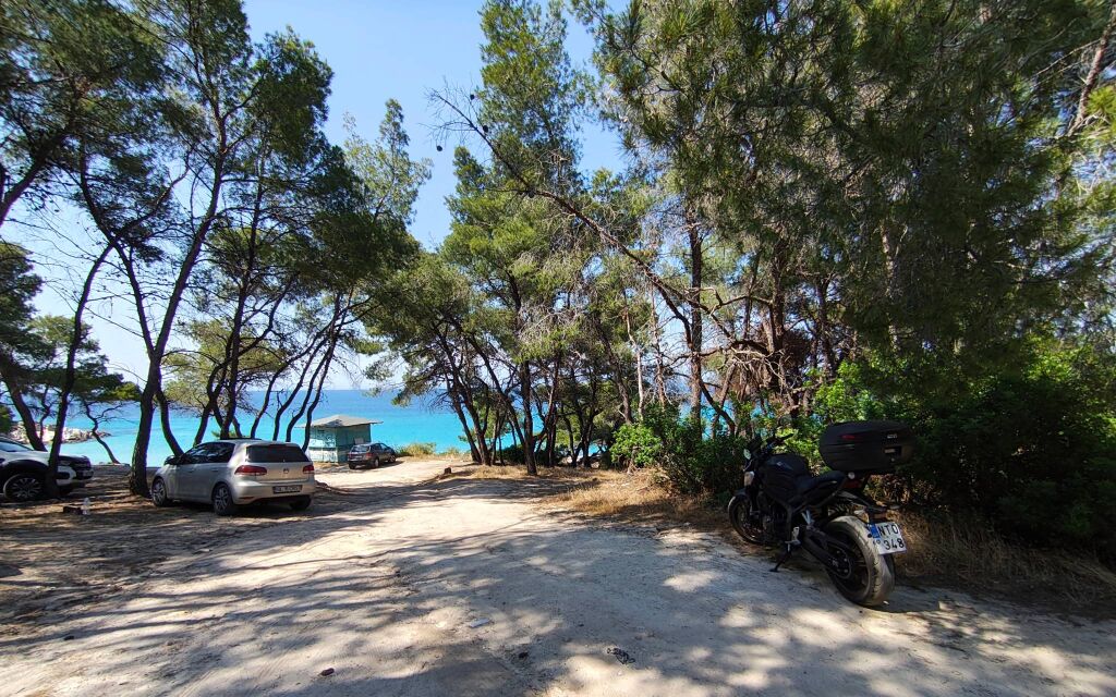 Mega Portokali plaža, Sarti, Sithonia