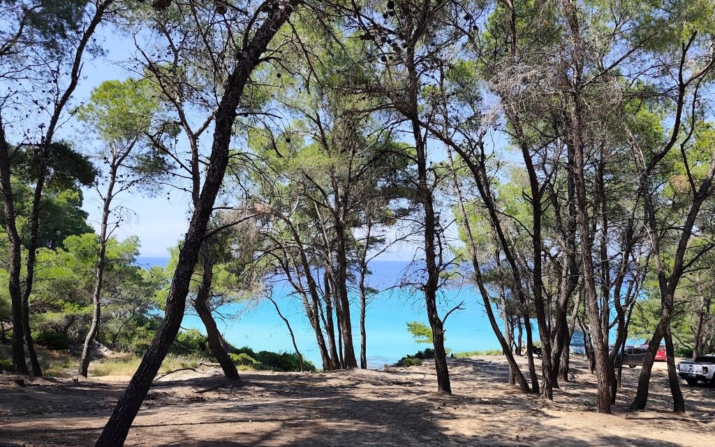 Mega Portokali plaža, Sarti, Sithonia