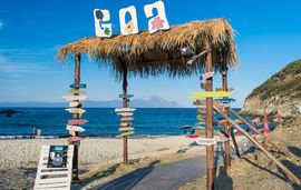 goa beach sithonia 1