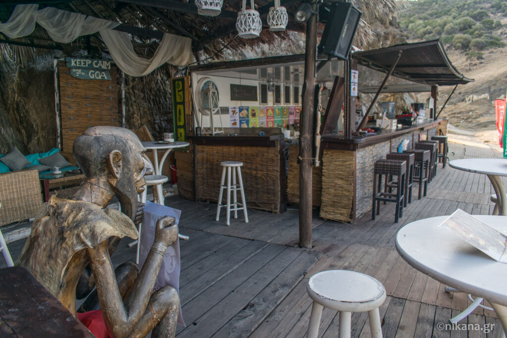 Goa plaža, afrički vajb u baru