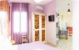 Anemelia Hotel Apartments, Vrahos, Epirus, 4 Bed Deluxe, Ground Floor