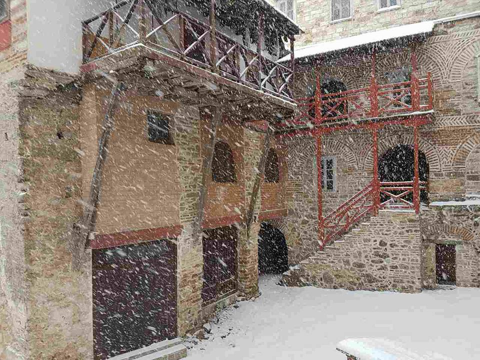 monastery hilandar snow athos chalkidiki (1) 