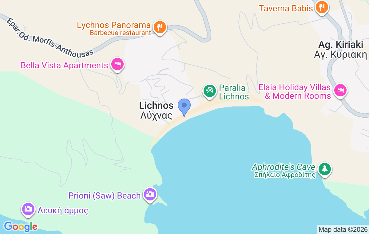 Accommodation location map