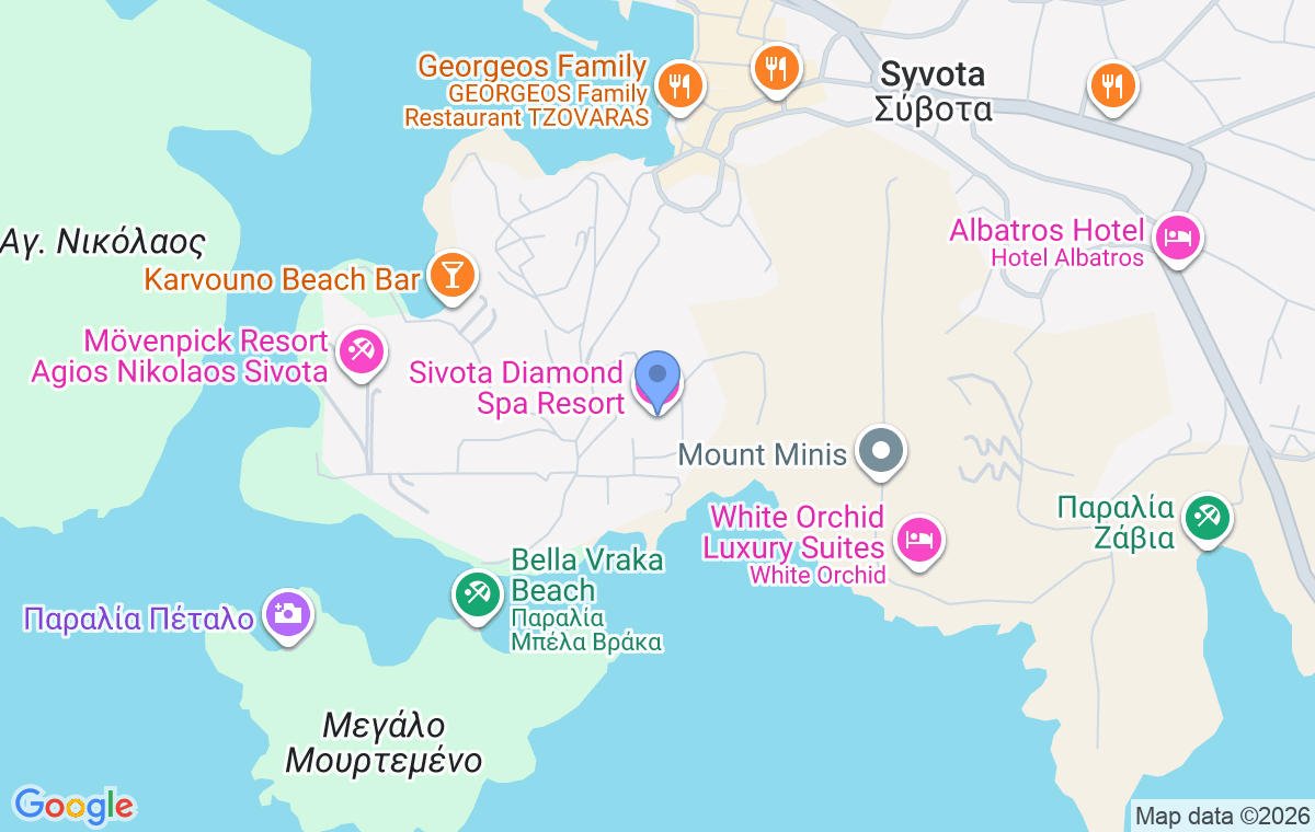 Accommodation location map