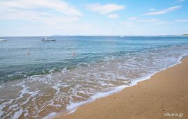 Gradska plaža u Toroniju, Toroni, Sithonia