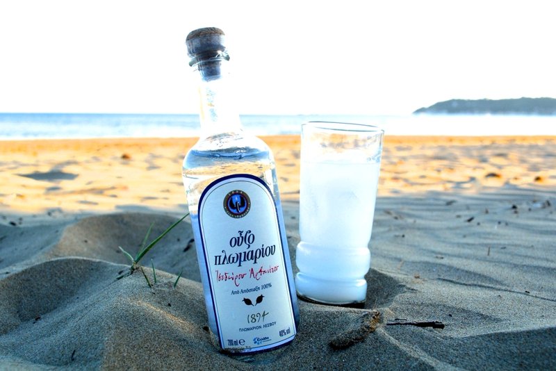 ouzo plomari greece