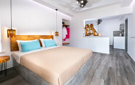 Ageri Pension, Potos, Thassos, 3 Bed Studio, Superior, Sea View, Ground Floor