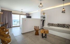 Ageri Pension, Potos, Thassos, 3 Bed Studio, Superior, Sea View, Second Floor