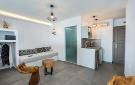 Ageri Pension, Potos, Thassos, 3 Bed Studio, Superior, Sea View, Second Floor