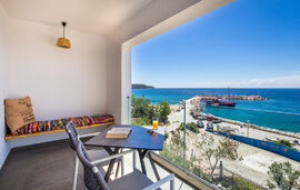 Ageri Pension, Potos, Thassos, 3 Bed Studio, Superior, Sea View, Second Floor