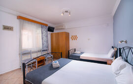 Ageri Pension, Potos, Thassos, 4 Bed Studio, Ground Floor, Garden View