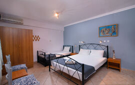 Ageri Pension, Potos, Thassos, 4 Bed Studio, Ground Floor, Garden View