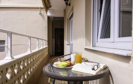 Ageri Pension, Potos, Thassos, 4 Bed Apartment, First Floor, Garden View