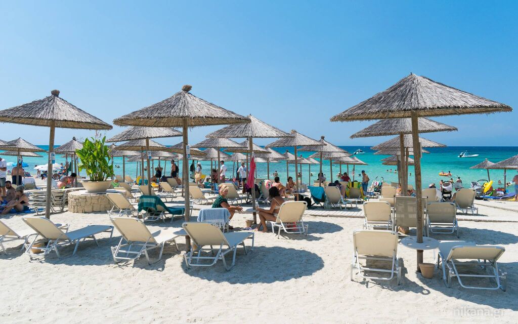 Elani plaža, Siviri, Kassandra uređena plaža