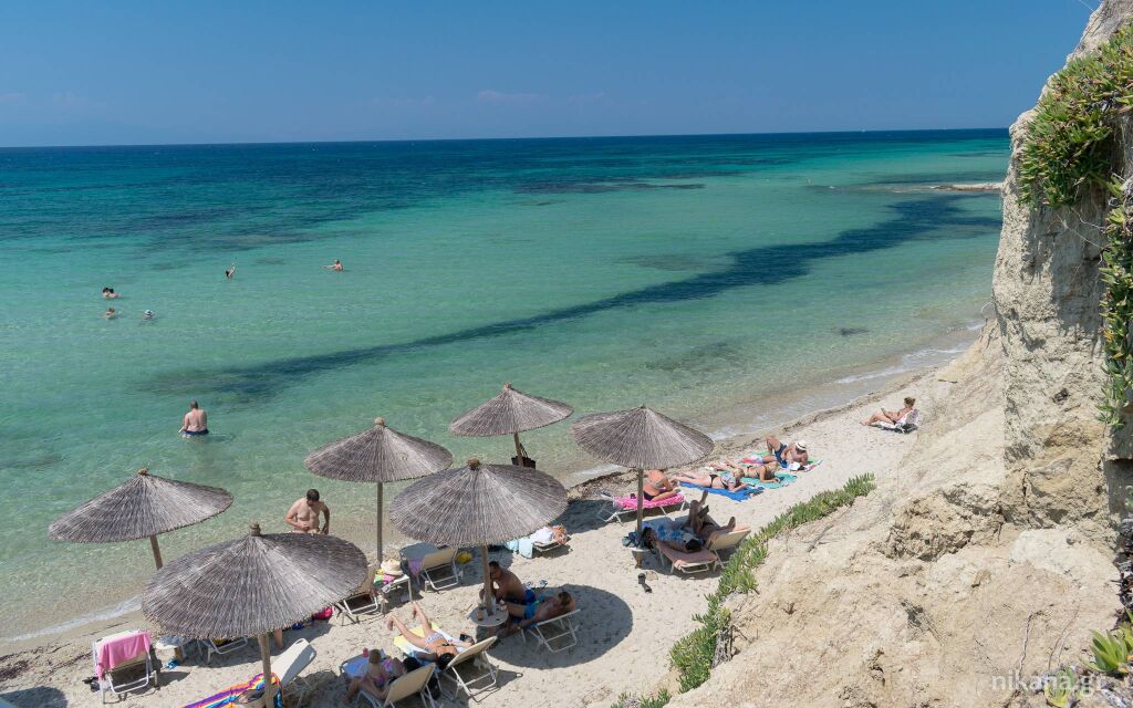 Elani plaža, Siviri, Kassandra