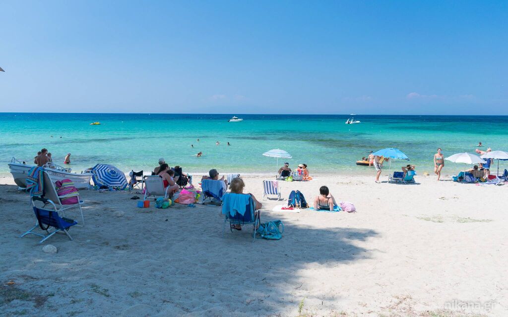 Elani plaža, Siviri, Kassandra deo za sopstvenu opremu