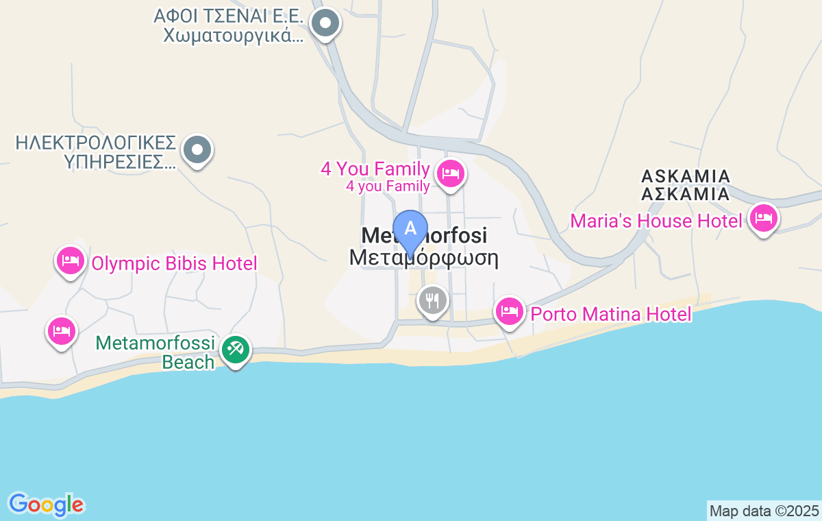 Accommodation location map