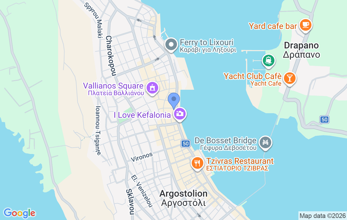 Accommodation location map