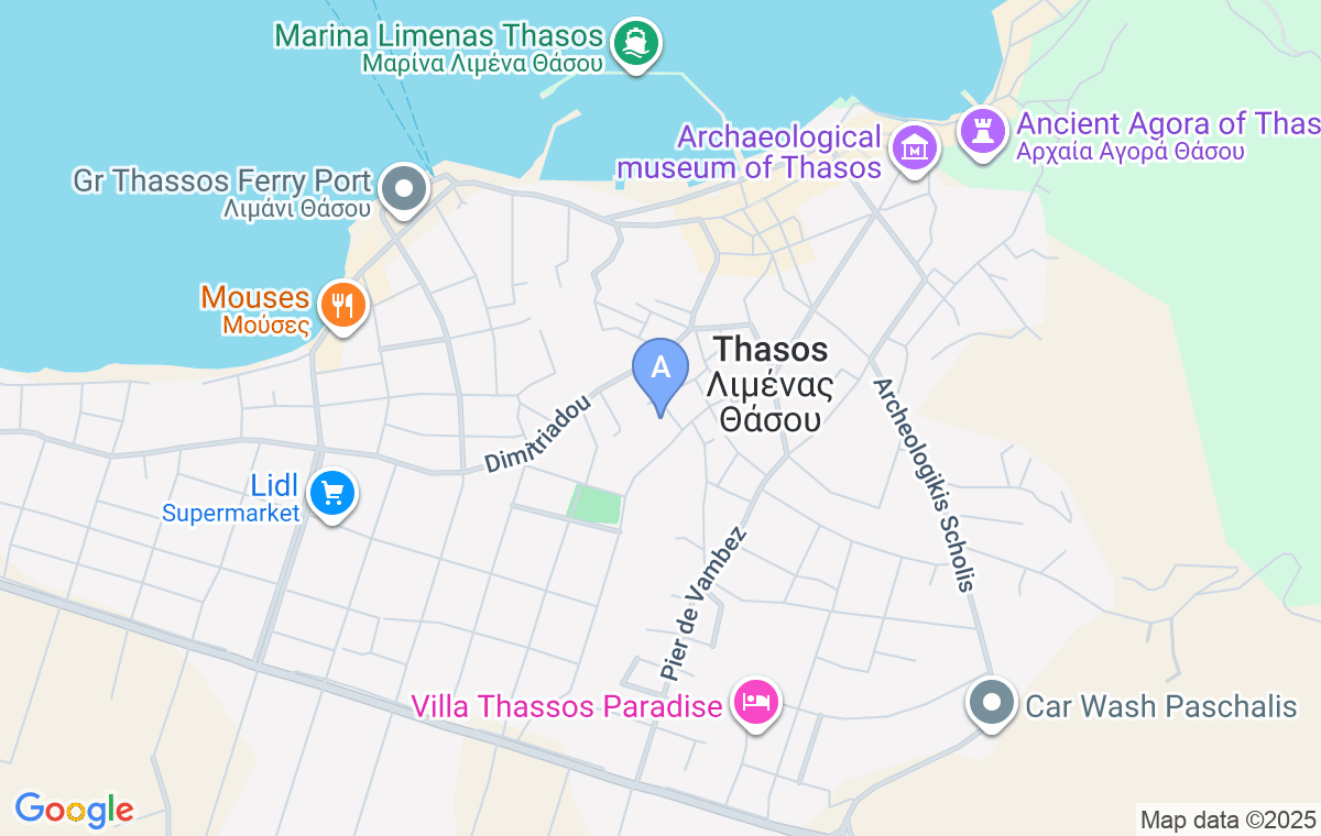 Accommodation location map