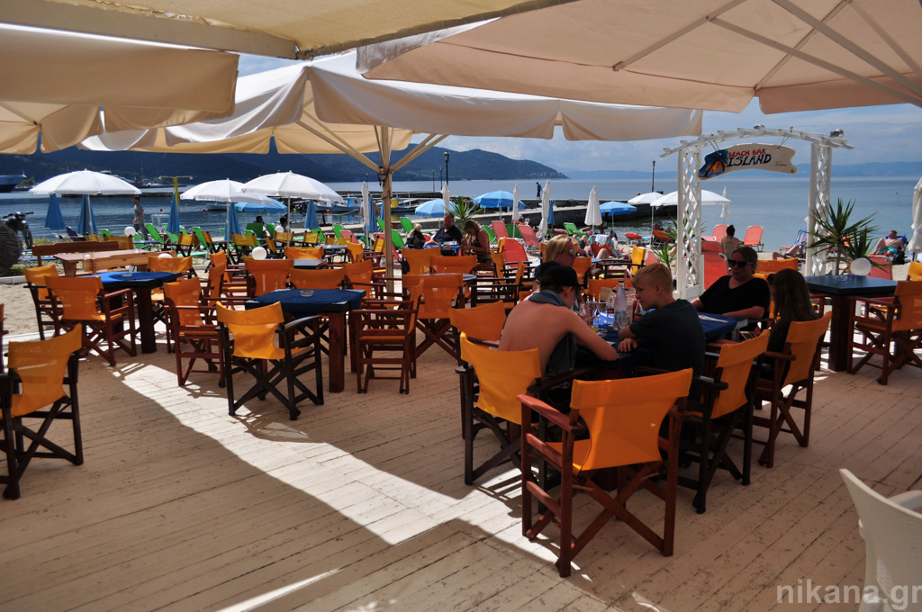 Island Beach Bar - Thassos beaches| Nikana.gr