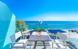 Reverie Suites, Limenaria, Thassos, 3 Bed Studio, Deluxe, Sea View - First Building