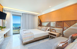 Reverie Suites, Limenaria, Thassos, 3 Bed Studio, Deluxe, Sea View - First Building