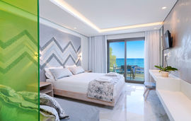 Reverie Suites, Limenaria, Thassos, 3 Bed Studio, Deluxe, Sea View - First Building