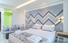 Reverie Suites, Limenaria, Thassos, 3 Bed Studio, Deluxe, Sea View - First Building