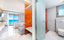 Reverie Suites, Limenaria, Thassos, 3 Bed Studio, Deluxe, Sea View - First Building