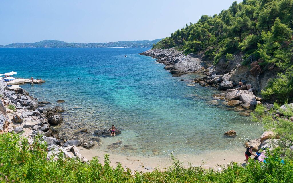 Porto Valitsa   sakrivena uvala na Kasandri, Paliouri, Kassandra