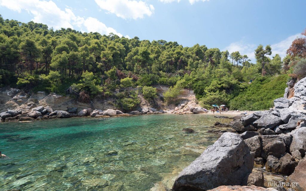 Porto Valitsa   sakrivena uvala na Kasandri, Paliouri, Kassandra