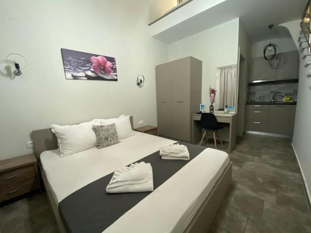 Harmony Studios & Apartments, Skala Potamia, Thassos, 4 Bed Studio, Two-Level, No.2