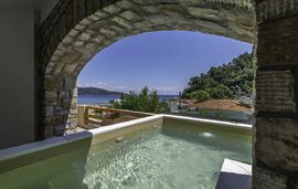 Meli Suites, Skala Potamia, Thassos, 3 Bed Room, Premium, Private Indoor Pool