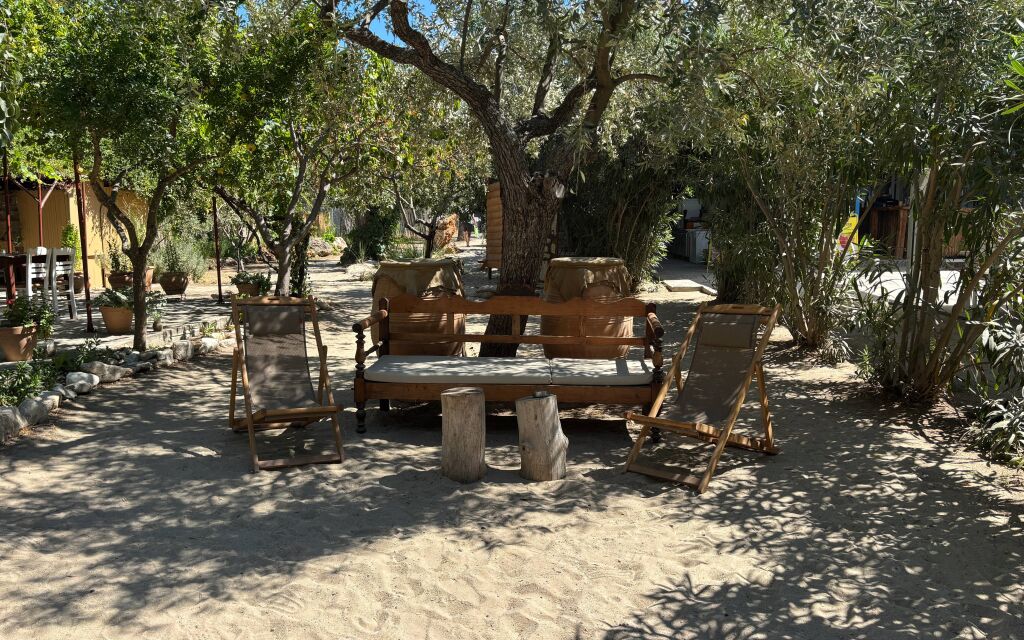 Papu plaža, Papu plaža, bar ima neobičan i unikatan izgled