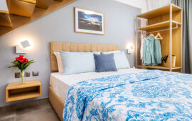 Ermioni Elegance Hotel, Trypiti, Thassos, 4 Bed Studio, Two-level, No.8