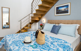 Ermioni Elegance Hotel, Trypiti, Thassos, 4 Bed Studio, Two-level, No.8