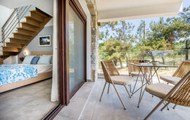 Ermioni Elegance Hotel, Trypiti, Thassos, 4 Bed Studio, Two-level, No.8