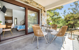 Ermioni Elegance Hotel, Trypiti, Thassos, 4 Bed Studio, Two-level, No.8