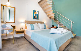 Ermioni Elegance Hotel, Trypiti, Thassos, 4 Bed Studio, Two-level, No.5