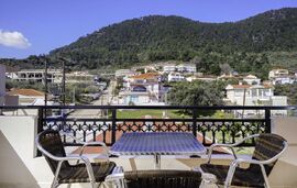 Theasis Studios, Golden Beach, Thassos, 3 Bed Studio, Mountain View