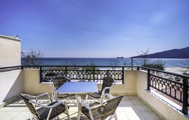 Theasis Studios, Golden Beach, Thassos, 4 Bed Studio, Sea View
