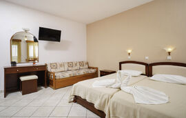 Theasis Studios, Golden Beach, Thassos, 4 Bed Studio, Sea View