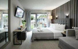 Akti Toroni Boutique Hotel, Toroni, Sithonia - Double Ground Floor Studio with Veranda- Disability Access