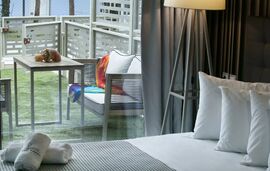 Akti Toroni Boutique Hotel, Toroni, Sithonia - Double Ground Floor Studio with Veranda- Disability Access