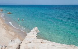 Avista Private Resort, Vourvourou, Sithonia. Fava Beach