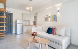 Melies Suites, Skala Potamia, Thassos, 6 Bed Apartment, Two-level, No.6