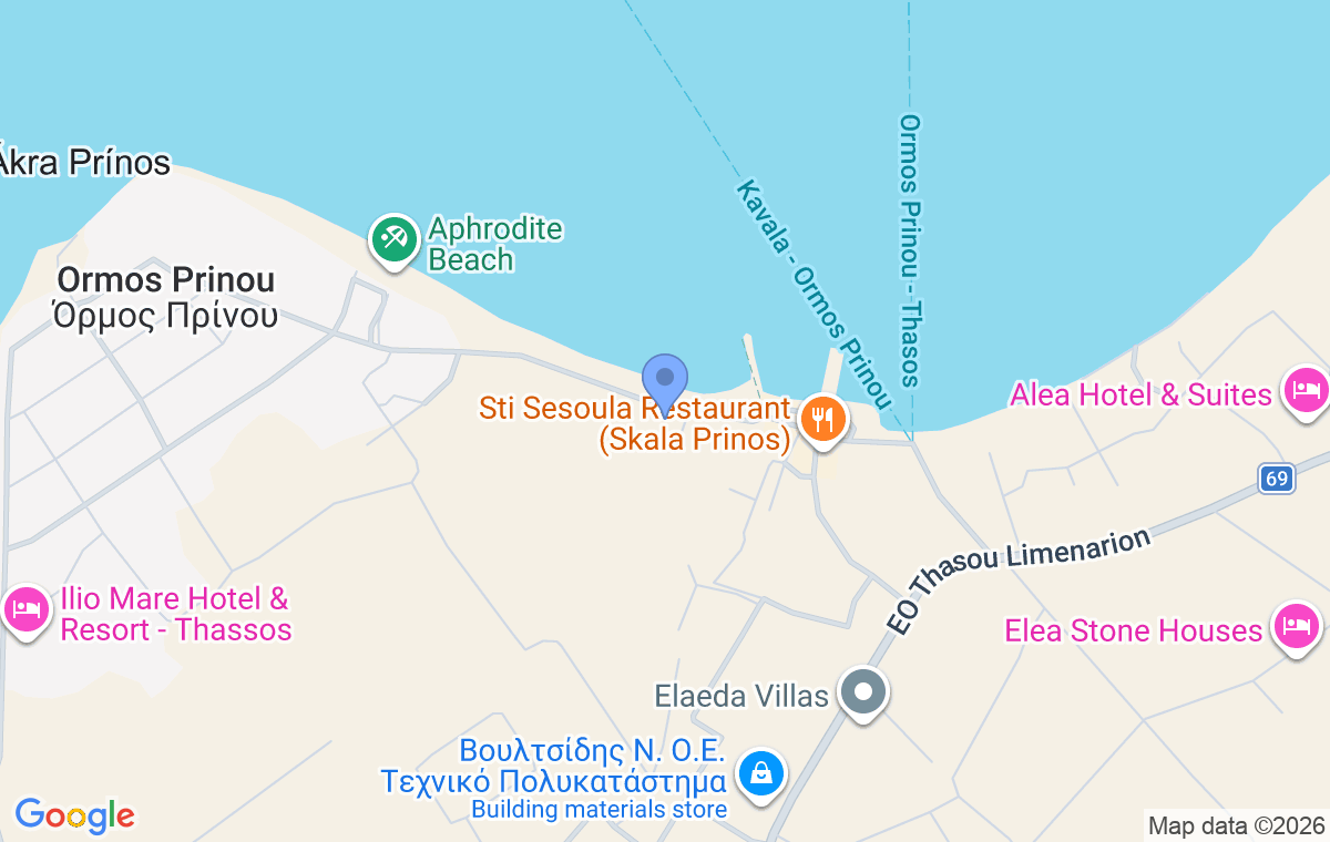 Accommodation location map