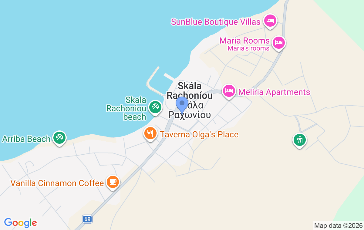Accommodation location map