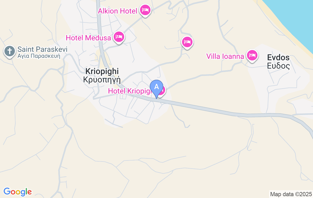 Accommodation location map