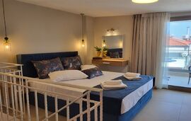 Theros Summer Suites, Nikiti, Sithonia, 5 Bed Studio, Two-level, No. 2